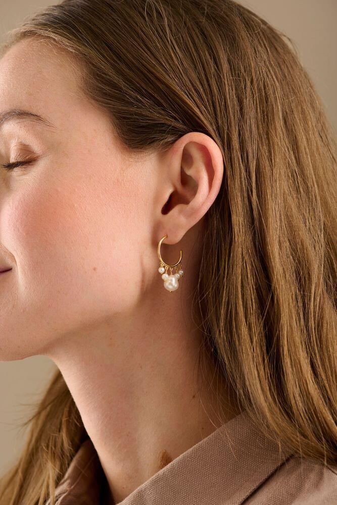 Bay hoops - forgyldt